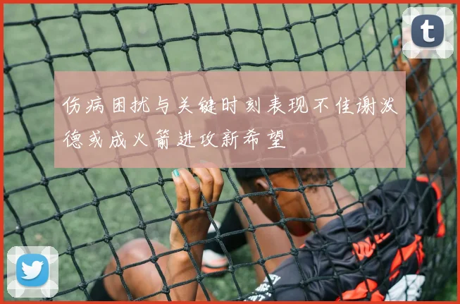 伤病困扰与关键时刻表现不佳谢泼德或成火箭进攻新希望